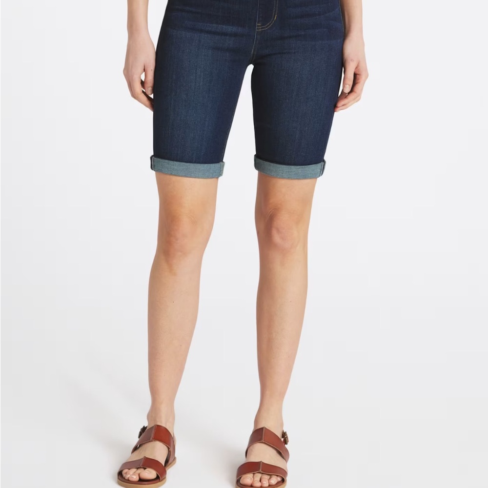 Liverpool Dark Blue Jean Shorts